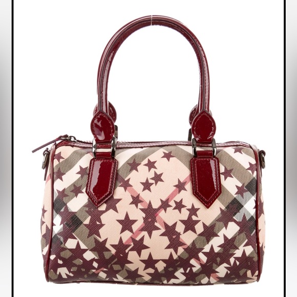 Authentic Burberry Chester Bowling Bag - Crossbody - Nova Check - Stars Pattern - Picture 5 of 10